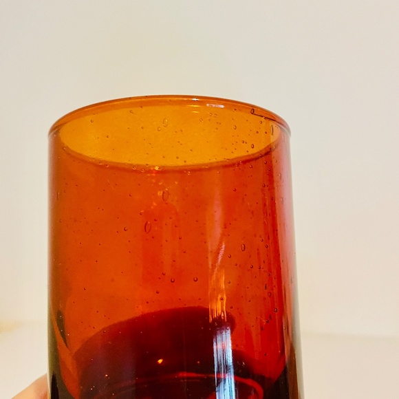 Bastide Aix en Provence Amber Soir Empty Bubble Glass Candle Holder Vessel 6.7oz - Picture 5 of 7